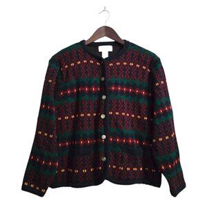 Tally-Ho Vintage Acrylic Knit Sweater Sz S